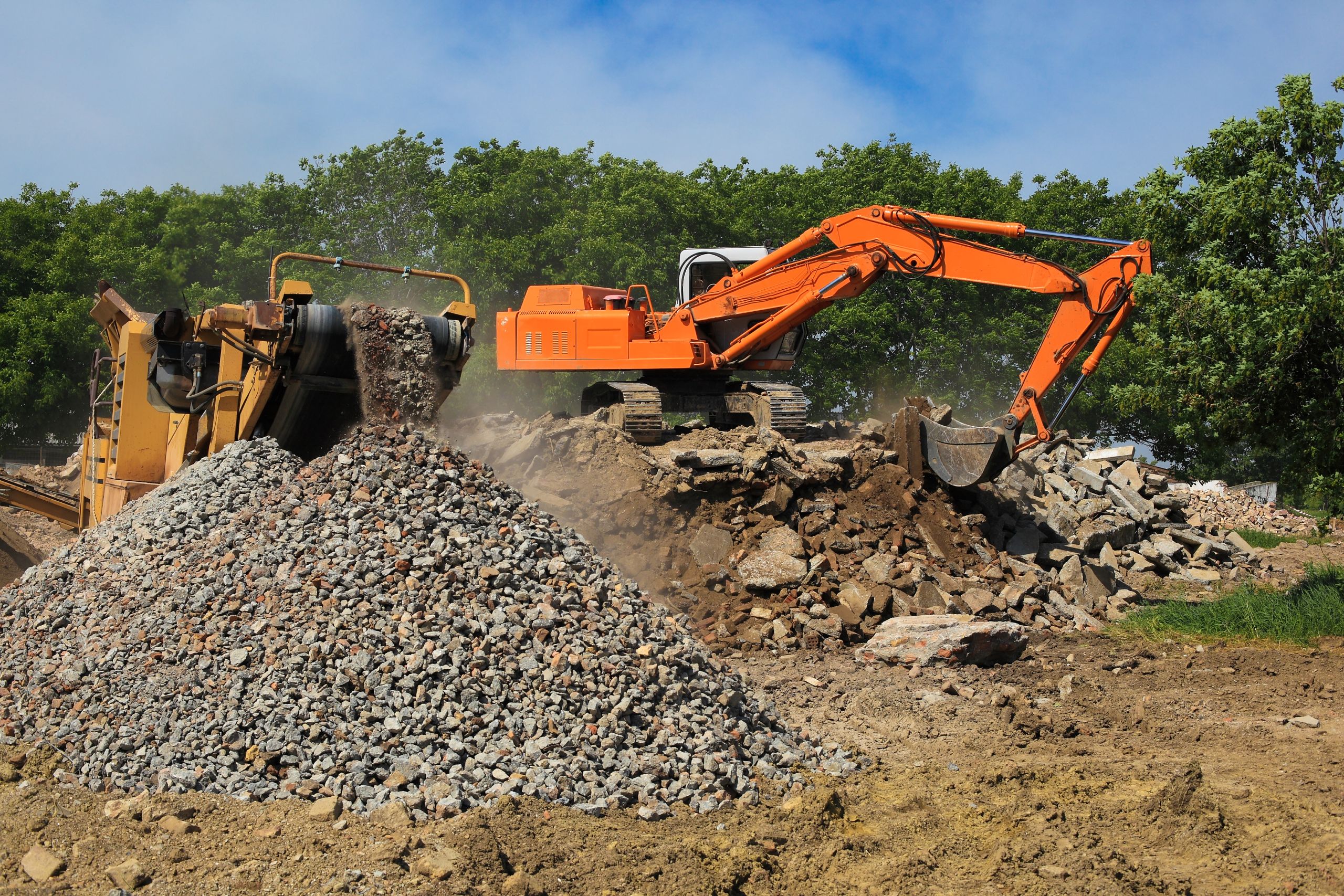 Burlington County Concrete Recycling Center